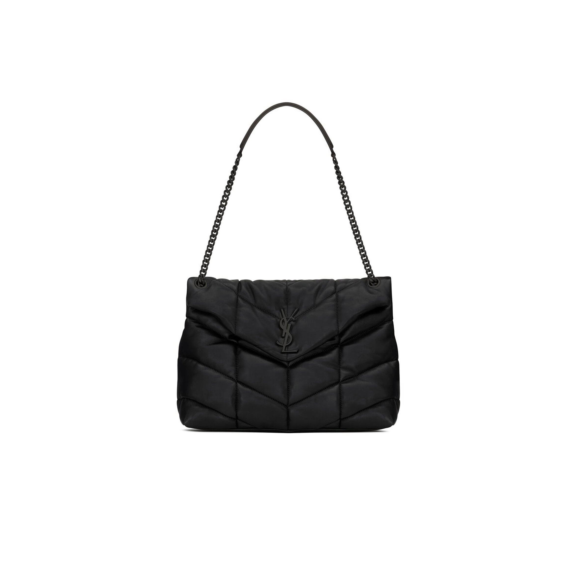 YSL PUFFER MEDIUM IN NAPPA LEATHER 5774751EL081000 (35*23*13.5cm) YSL PUFFER MEDIUM IN NAPPA LEATHER 5774751EL081000 (35*23*13.5cm)